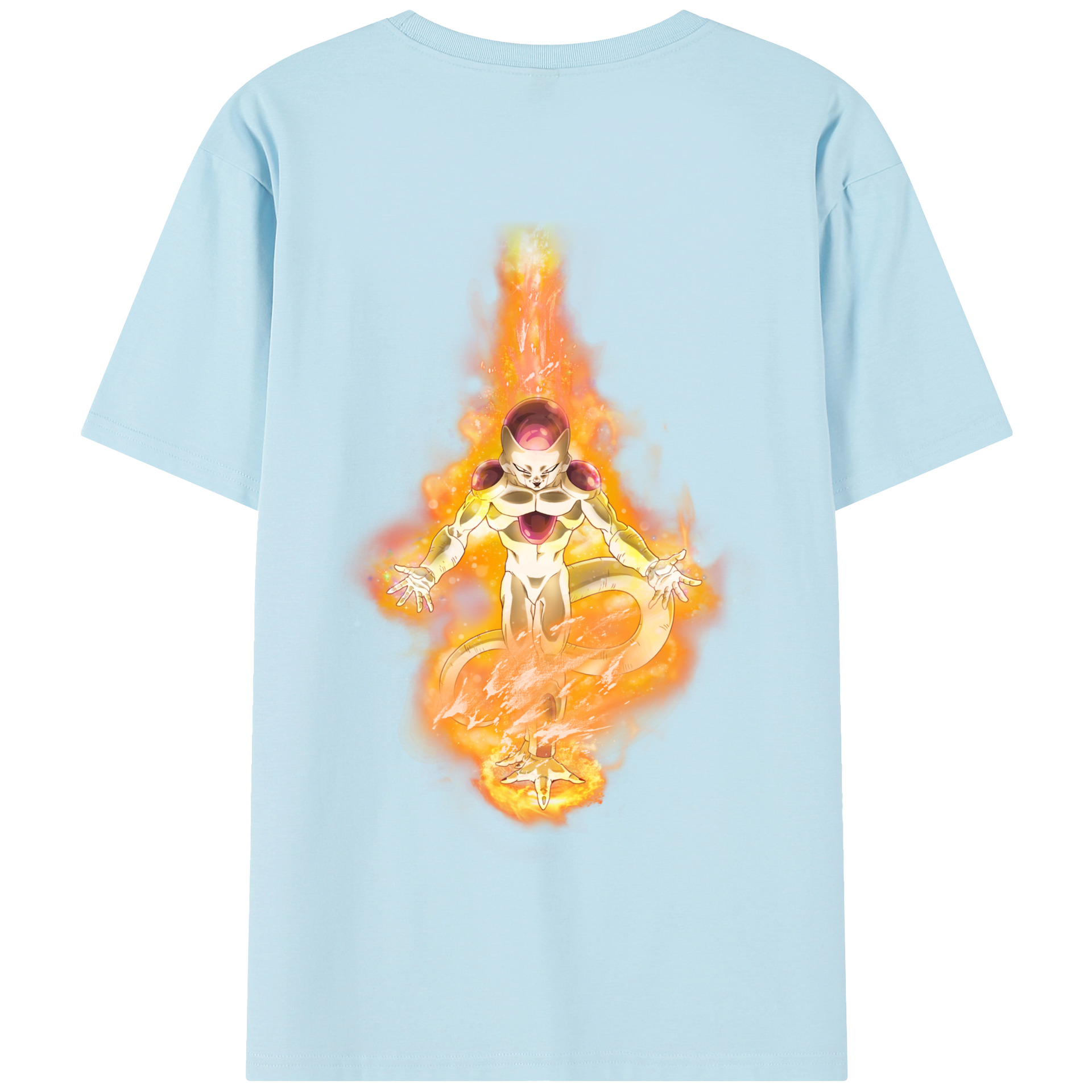 （画像用） ドラゴンボール フリーザ DRAGON BALL Frieza 綿100％半袖Tシャツ（背面プリント）